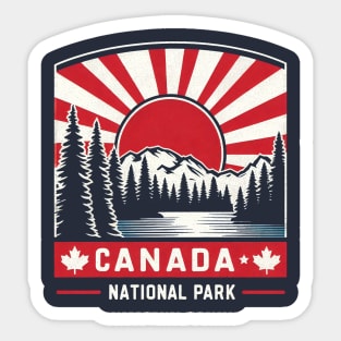 Canada National Park Sticker